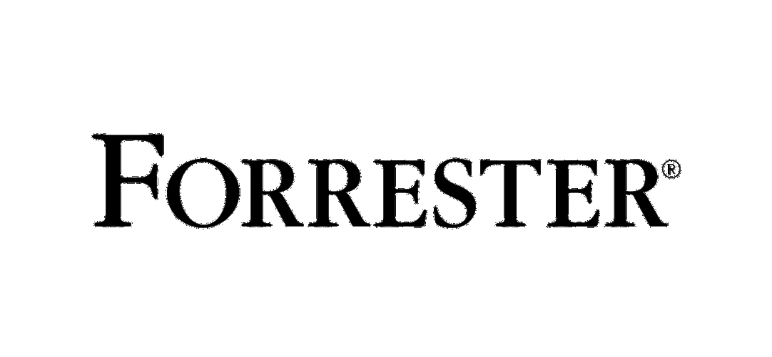 Forrester logo black wordmark